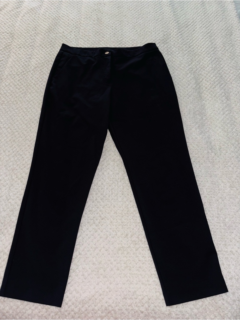Michael Kors Black Straight-Leg Dress Pants